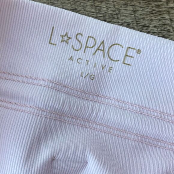 L*Space Active Peony Turner Legging Tie Waist‎ Ribbed Size Large NWT - Picture 6 of 11